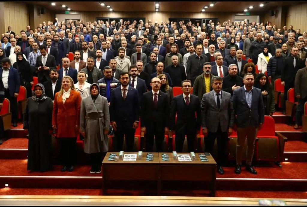 Kaymakamımız Abdullah UÇGUN, Ticaret Bakanımız Sn. Mehmet MUŞ'un Katılımıyla STK Temsilcileri ile Yapılan Toplantıya Katıldı